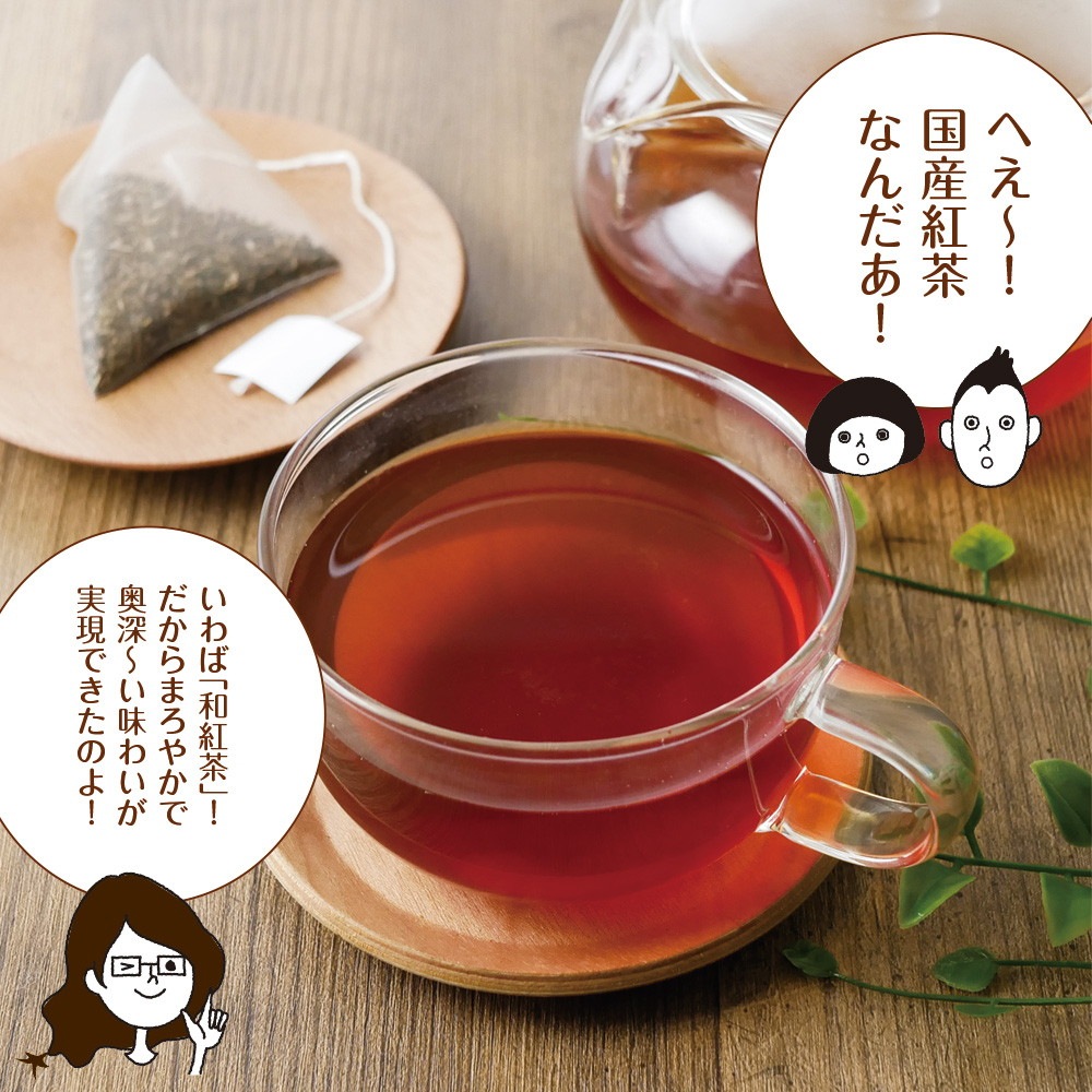 茶匠庵 静岡産和紅茶 個包装ティーバッグ 25包セット メール便
