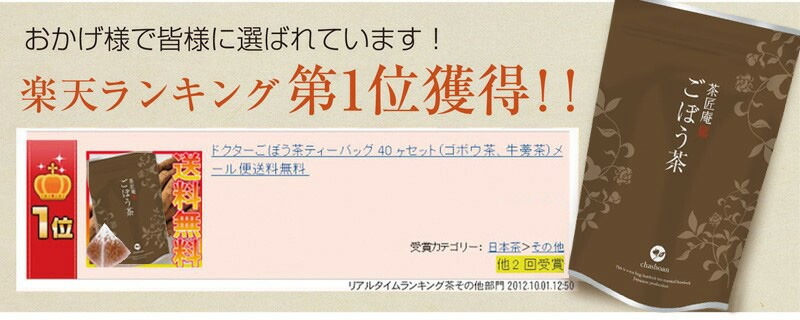 【2個セット】国産ごぼう茶 ティーバッグ 20包 メール便