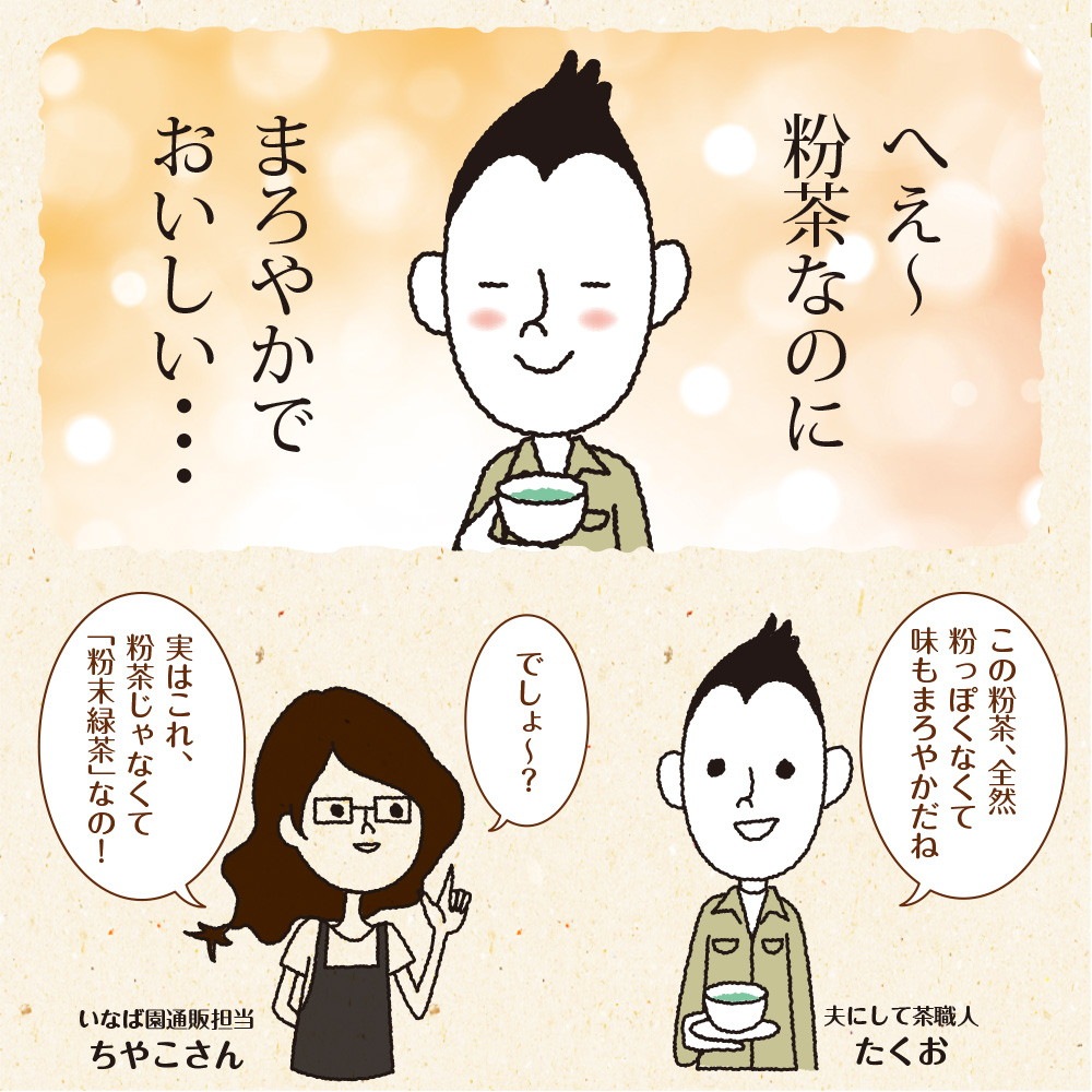 【2個セット】粉末緑茶 100g メール便