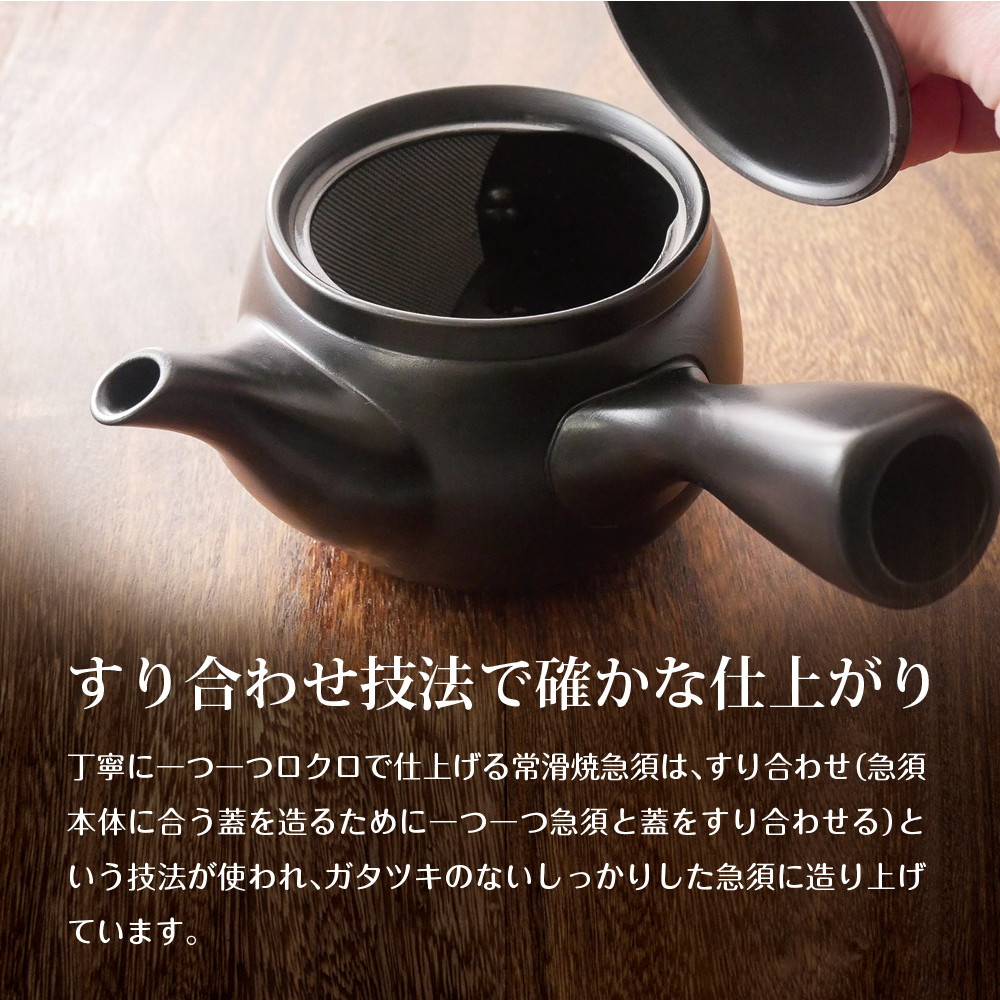 常滑焼急須 茶が楽 380cc