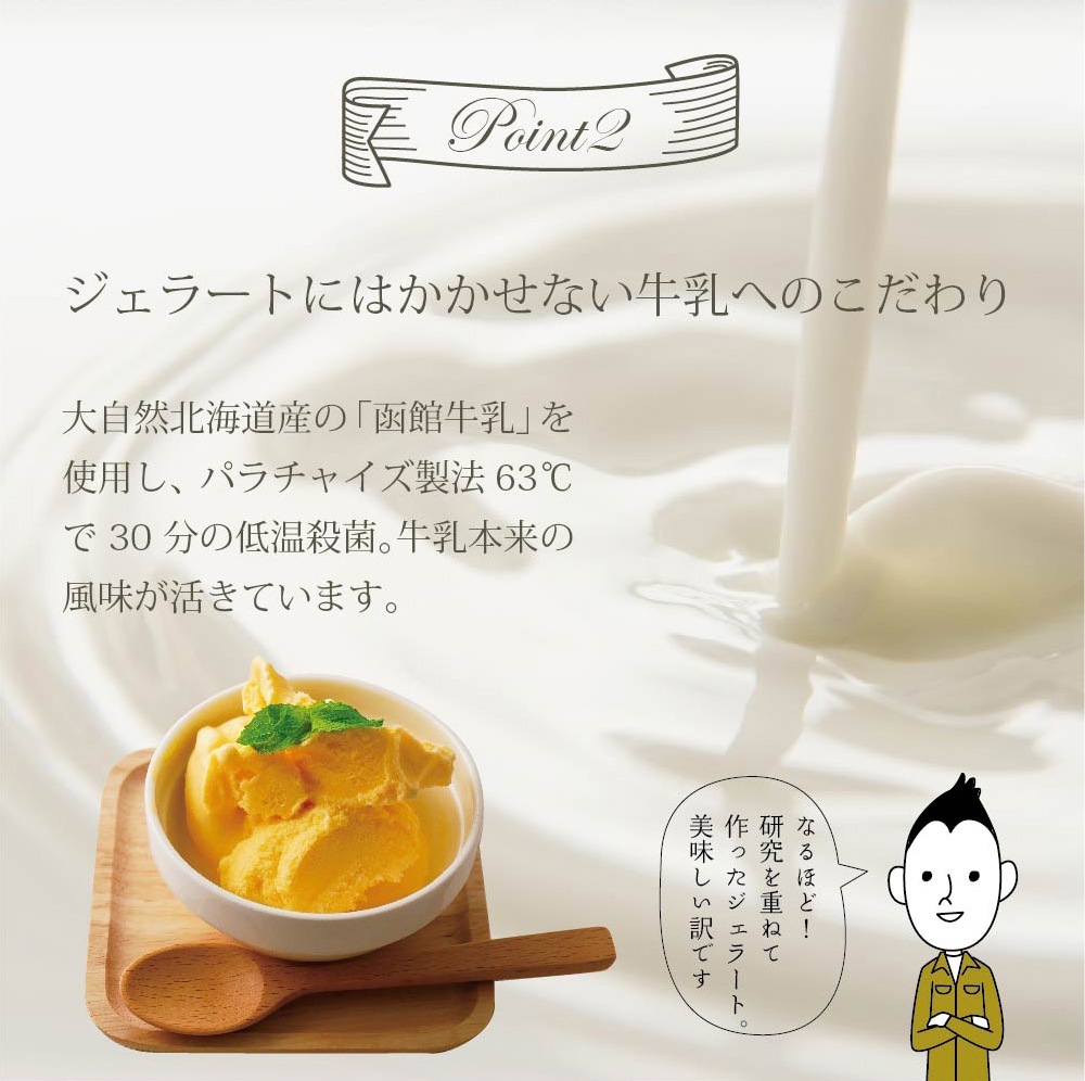 まるごとプレミアムジェラートアイス Bセット 8個入り