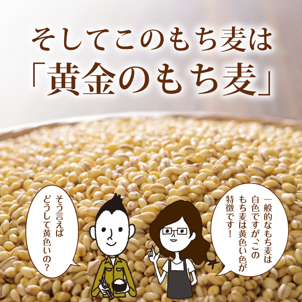 九州産もち麦 900g メール便