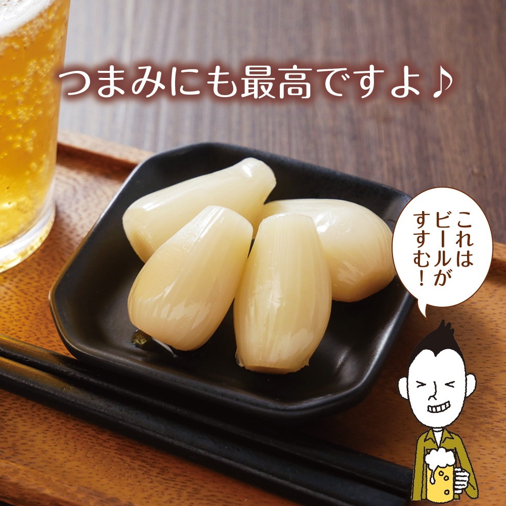 【3個セット】しゃきしゃきらっきょう 甘酢漬け 140g メール便