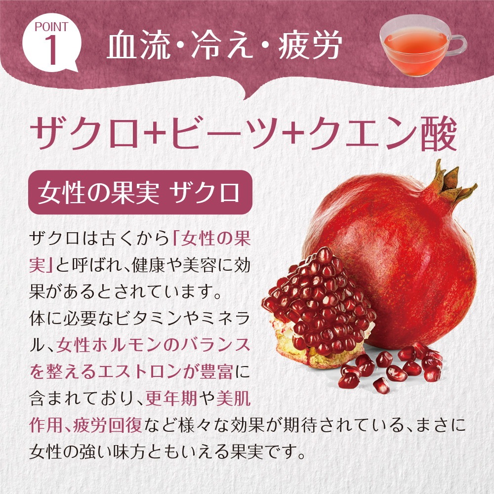 ザクロとビーツのエクオール 30包入り メール便