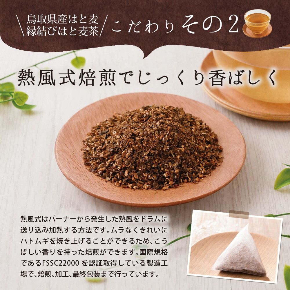 鳥取県産 はと麦茶 ティーバッグ 3g×60包 メール便
