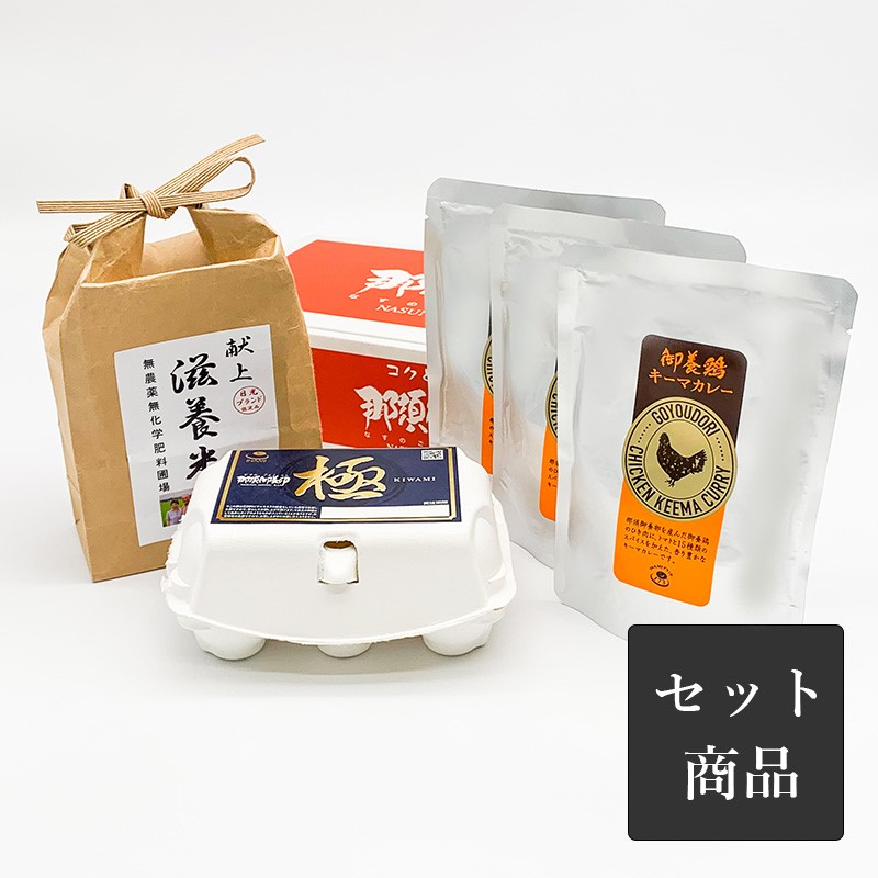 極・キーマカレーライスセット（極・滋養米・御養鶏キーマカレー）