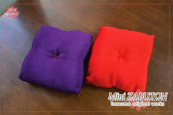 ☆オーダーページ☆ ミニ座布団「紗綾形」置物用 ハンドメイド ミニチュア