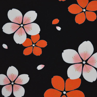 2967#401(京ちりめん風呂敷 金彩 大桜)★お取り寄せ品