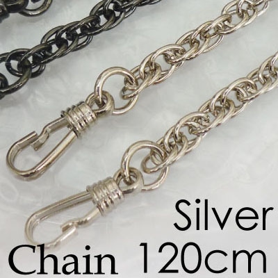 BK-122S(がま口バッグ用ナスカン付チェーン)