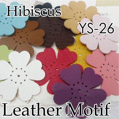 YS-26(レザーフラワーモチーフ1色5枚)