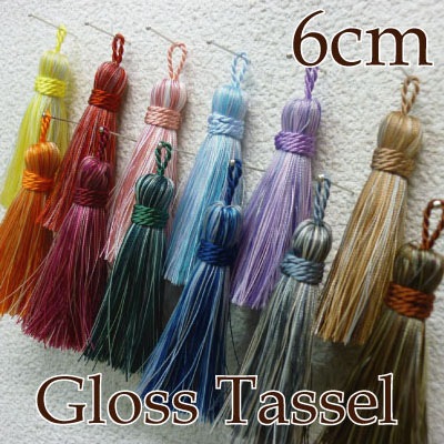 PET-6 (グロスタッセル/クセのつきにくいポリエステル製 房丈6cm)