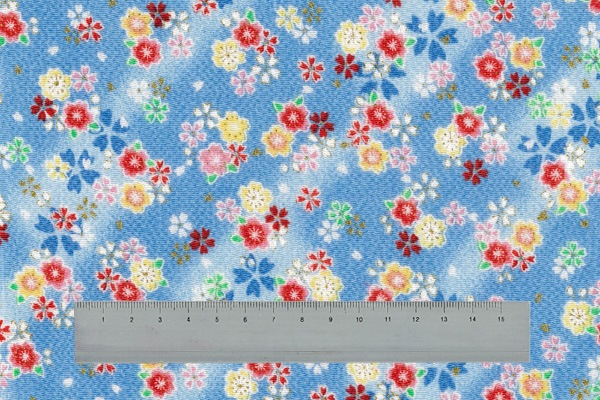 C-78-AG~EG さくらとぼかし 反物 京ちりめん 金彩