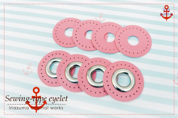 BA-12-10(10mmロープ用縫い付けハトメ2枚4セット入) | イナズマ公式