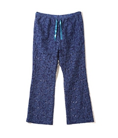 《SALE》String Boot-Cut Pant -Lace Cloth［MR253］Navy