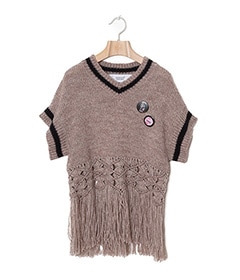 《SALE》Grandma's Knit Vest［bsd23AW-19］G BEIGE