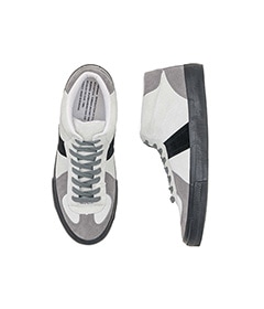 《SALE》REPRODUCTION OF FOUND For GP GERMAN MILITARY TRAINER/ MODIFIED. SKATEBOARDING HALF CUT［GU233-90260B］WHITE×BLACK