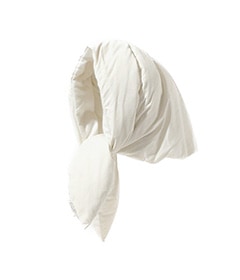 《SALE》Hoody Down Scarf［NQ926］White