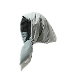 《SALE》Hoody Down Scarf［NQ926］Lt.Grey