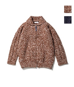 《SALE》Shetland Wool Cowichan Zip Cardigan［TP233-80030］