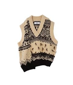 《SALE》3G OVERSIZED CANADIAN SWEATER VEST［23WKN-# 917S］