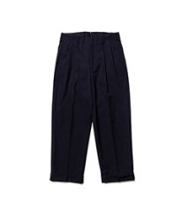 Slub Wool Navy Trousers ［24SAP-04-03H］【2024SS】【24STYLE1】
