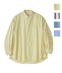SIDOGRAS L/S Oversized Regular Collar Shirt［GM242-50002］【2024SS】【SOLDOUT】