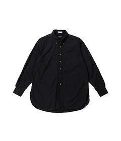 19 Century BD Shirt - 100's 2Ply Broadcloth［PS001］Black【2024AW】【SOLDOUT】