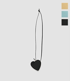 《SALE》LEATHER HEART COIN CASE NECKLACE［24WAC-#575S］【2024AW】