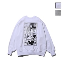 AS×FS LIGHT OZ CREW NECK SWEAT “COMIC”［FSC243-70196AS］【2024AW】【SOLDOUT】