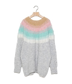 《SALE》Petal Gradation Knit Sweater［BSD24AW-12］【2024AW】