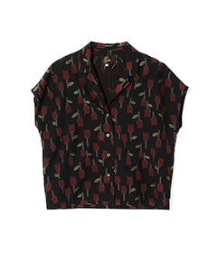 French Sleeve Blouse - R/W Tulip Jq.［QV271］【2025SS】【SOLDOUT】
