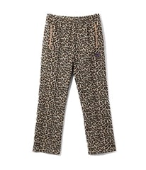 Track Pant- Poly Jacquard［QV316］Leopard【2025SS】【SOLDOUT】