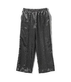 《SALE》Pin Tuck Flare Pants - Polka Dots Sateen［QT1001］Black【2025SS】