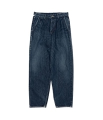 Selvage Denim Two Tuck Tapered Pants［GU251-40187DB］INDIGO_DARK FADE【2025SS】【SOLDOUT】