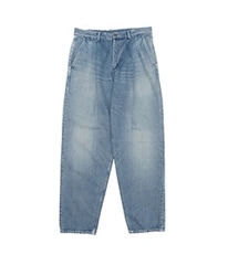 Selvage Denim Two Tuck Tapered Pants［GU251-40187LB］INDIGO_LIGHT FADE【2025SS】【SOLDOUT】