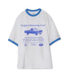 KNIGHT IN SHIMMERING ARMOR RINGER T-SHIRT［25SCT-#626SR］【2025SS】【SOLDOUT】