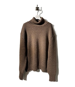 BISOWN TUCK TURTLE KNIT［24AW-BIS-KN01M］【2024AW】