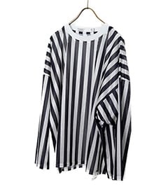 Stripe long sleeve mesh-T［25Y06］【2025SS】【SOLDOUT】