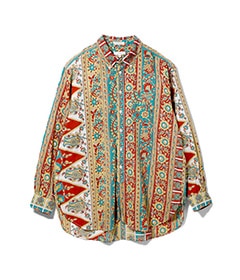 19 Century BD Shirt - Cotton Floral Stripe Lawn［QT009］【2025SS】【SOLDOUT】