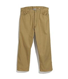 《SALE》COLOR DENIM PANTS［015FD251018］BEIGE【2025SS】