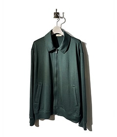 エイジングコットン天竺 ジップアップブルゾン［C251U05J01］【2025SS】【SOLDOUT】