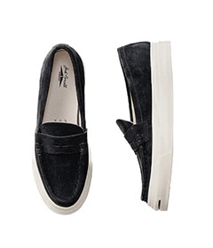 Jack Purcell for Graphpaper Suede Loafer［GU251-90336］BLACK【2025SS】