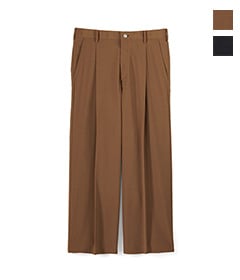 Semi Dull Oxford Wide Trousers［GM251-40262］【2025SS】