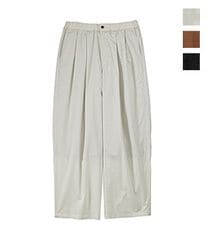 Silicon Poplin Two Tuck Easy Pants［GM251-40148］【2025SS】【SOLDOUT】