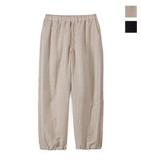 Linen Cupro Track Pants［GM251-40258］【2025SS】【SOLDOUT】