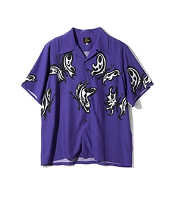 Needles × Kae Tanaka S/S One-Up Shirt - KT Papillon［QV432］Purple【2025SS】【SOLDOUT】