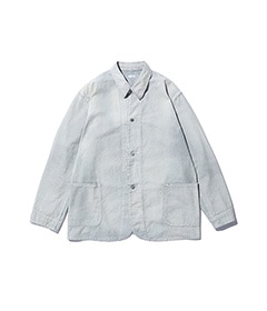 Indigo Pin Check Coverall［25SAP-01-27H］【2025SS】【25STYLE1】