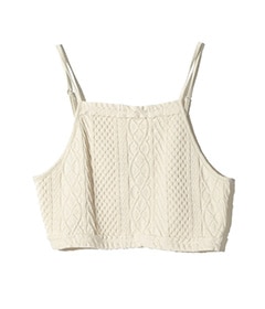 《SALE》Bikini Top - Aran Pattern Jersey［QT1080］【2025SS】 