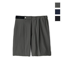 Solotex Twill Wide Chef Shorts［GM252-40006B］【2025SS】