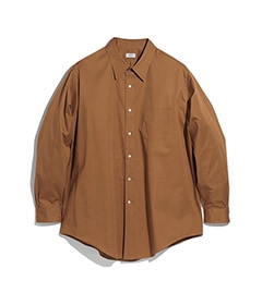 REGULAR COLLAR SHIRT［015FD252001］MOCHA【2025AW】